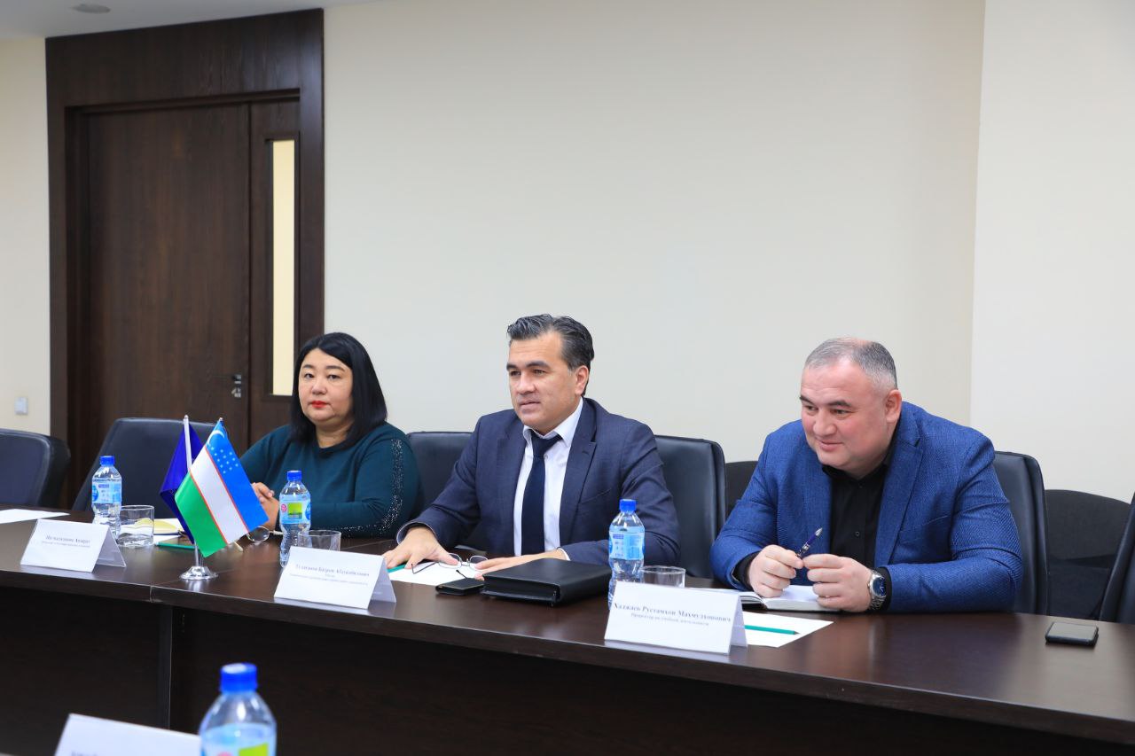 Toshkent arxitektura-qurilish universitetida Janubiy Qozog‘iston universiteti delegatsiyasi bilan uchrashuv o‘tkazdi